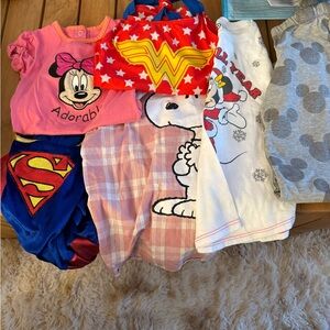 Disney and Superhero Kids Clothing Set